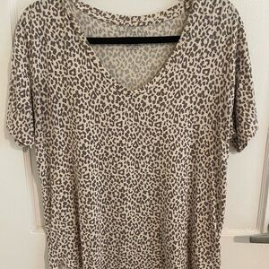 AE Leopard Print Sexy & Soft Women's Top